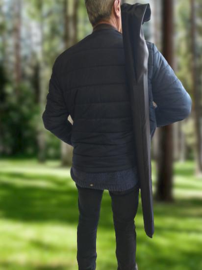 Siyah Ahşap Şövale Çantası 140 cm